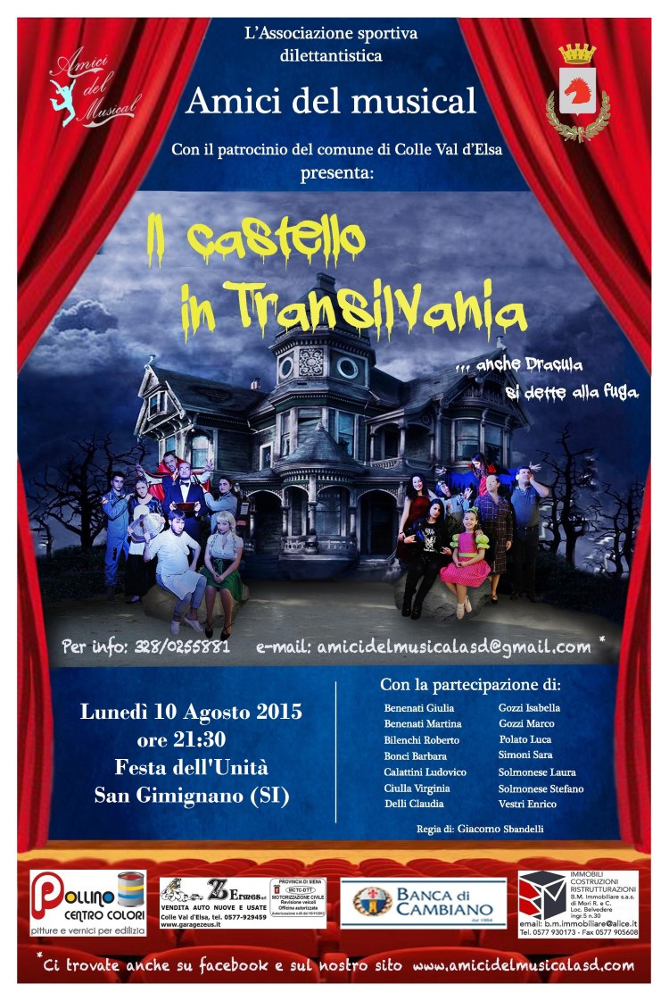 Locandina Tournée San Gimignano