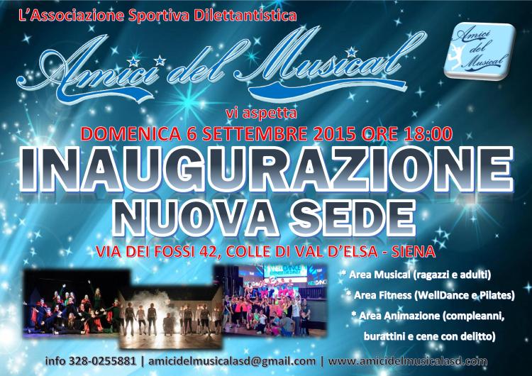 Volantino Vela Inaugurazione