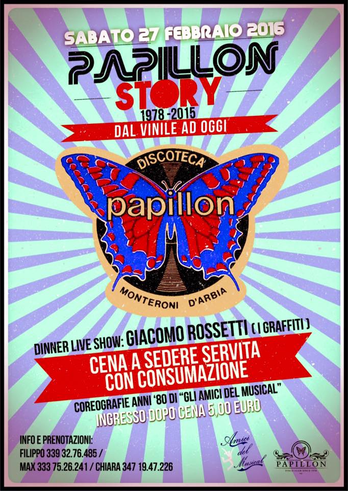 Locandina Papillon Story 27.02.2016